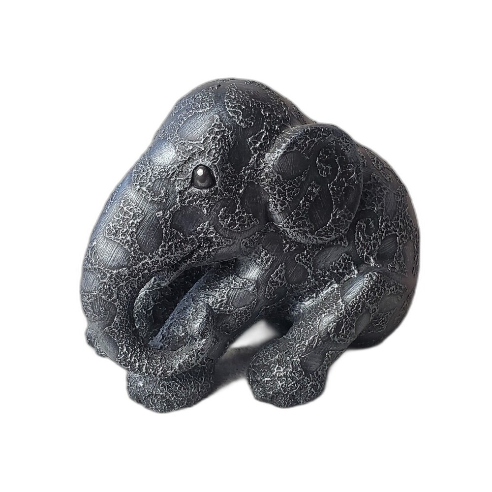 Elephant Parade Silver Clover Limited Edition Original 2016 Resin Figure 7"x6"